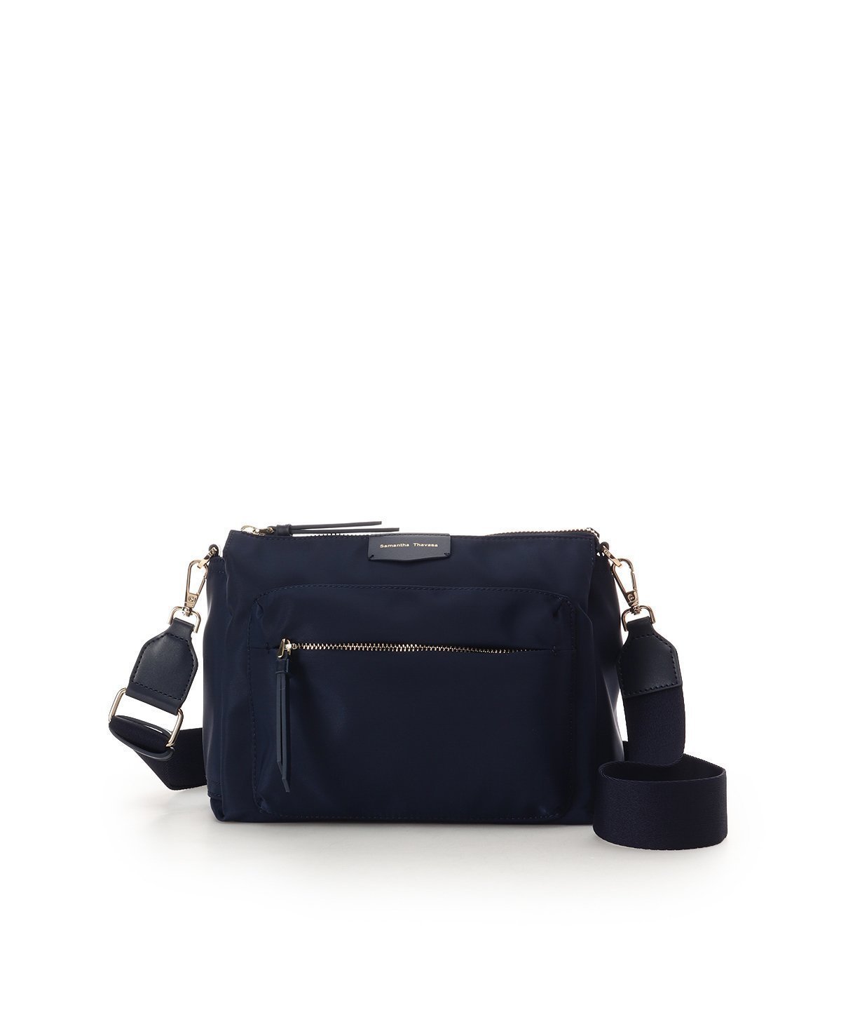 【サマンサタバサ/SamanTha Thavasa】のマルチナイロンショルダーバッグ インテリア・キッズ・メンズ・レディースファッション・服の通販 founy(ファニー) 　ファッション　Fashion　レディースファッション　Fashion for Women　バッグ　Bags　スマホ　Smartphone, Mobile Device　フロント　Front, Front Design　ポケット　Pocket, Pocket Detail　ラップ　Wrap, Wrap Design　財布　Wallet, Purse　軽量　Lightweight, Ultra Light　ネイビー|ID: prp329100004817540 ipo3291000000034996457