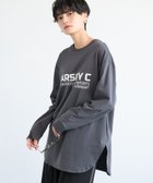 【バンヤードストーム/BARNYARDSTORM】のラウンドヘムロゴT マシンウォッシャブル 人気、トレンドファッション・服の通販 founy(ファニー) ファッション Fashion レディースファッション Fashion for Women おすすめ Recommended / Our Picks カーディガン Cardigan, Knitwear スウェット / スエット Sweatshirt, Sweatwear スポーティ Sporty, Casual Athletic バランス Balance, Style Balance ボトム Bottoms, Lower Wear ラウンド Round, Round Neck thumbnail チャコール18|ID: prp329100004817547 ipo3291000000034996543