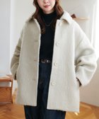 【ディスコート/Discoat】の【着こなしやすい】ステンカラーシャギーミドルコート 人気、トレンドファッション・服の通販 founy(ファニー) ファッション Fashion レディースファッション Fashion for Women アウター Coat / Outerwear Collection コート・ロングコート・ピーコート Long Coats, Peacoats & More シンプル Simple, Minimal スタンド Stand Collar, Upright Stand フォルム Silhouette, Form ミドル Middle Length, Mid Height エレガント 上品 Elegant 防寒 Cold Protection, Winter-Ready thumbnail アイボリー|ID: prp329100004817550 ipo3291000000034996555