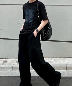 【ネバーマインドザエックスユー チカシツプラス/Never mind the XU Chikashitsu+】の【Chikashitsu +】gradation logo graphic t-shirt 人気、トレンドファッション・服の通販 founy(ファニー) ファッション Fashion レディースファッション Fashion for Women トップス・カットソー Cut & Sew Tops シャツ・ブラウス・オフィスカジュアル Elegant Blouses & Button-Ups ロングTシャツ・Tシャツ Longline T-Shirts & Tees グラフィック Graphic, Graphic Design シンプル Simple, Minimal トレンド Trend, Trending Now フロント Front, Front Design プリント Print, Printed Pattern 半袖 Short Sleeve, Half Sleeve リラックス Relax, Relaxed Fit 再入荷 Restock / Back in Stock 夏 Summer |ID:prp329100004817557