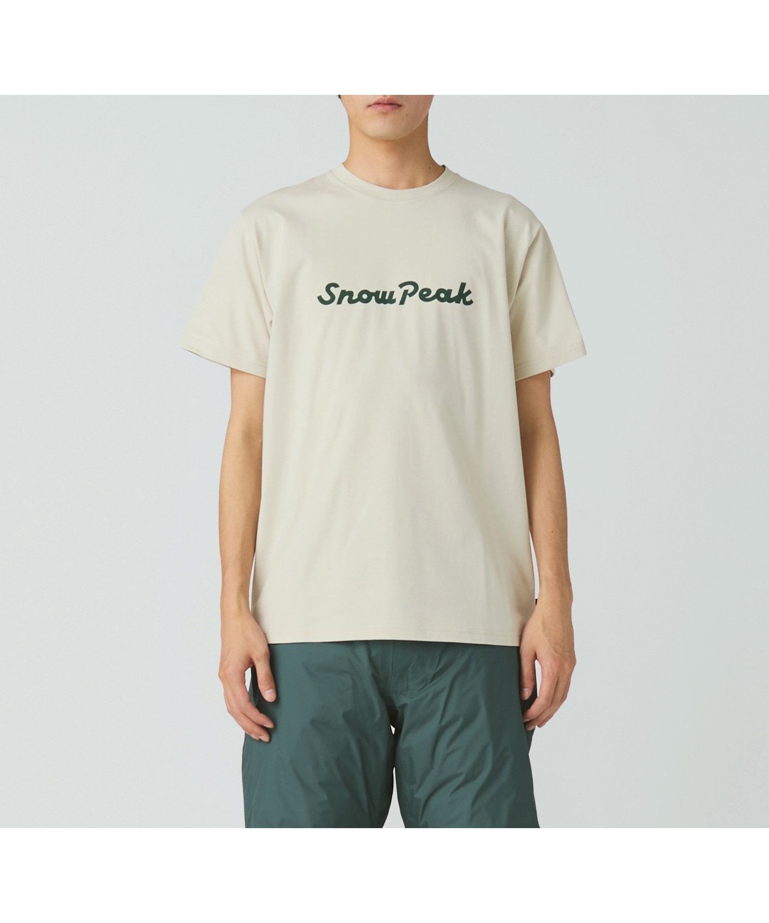 【スノーピーク/SNOW PEAK】のSnow Peak Typography T-Shirt インテリア・キッズ・メンズ・レディースファッション・服の通販 founy(ファニー) 　ファッション　Fashion　レディースファッション　Fashion for Women　トップス・カットソー　Cut & Sew Tops　シャツ・ブラウス・オフィスカジュアル　Elegant Blouses & Button-Ups　ロングTシャツ・Tシャツ　Longline T-Shirts & Tees　ヴィンテージ　Vintage Style　カーゴパンツ　Cargo Pants, Utility Pants　サングラス　Sunglasses, Shades　シンプル　Simple, Minimal　ジーンズ　Jeans, Denim Pants　スマート　Smart, Elegant　スリット　Slit, Slit Detail　ダメージ　Distressed, Destroyed　パープル　Purple, Violet　フィット　Fit, Slim Fit　フロント　Front, Front Design　プリント　Print, Printed Pattern　ベーシック　Basic, Essential　ボトム　Bottoms, Lower Wear　ポケット　Pocket, Pocket Detail　半袖　Short Sleeve, Half Sleeve　ループ　Loop, Loop Knit　A/W・秋冬　Autumn/Winter　冬　Winter / This Winter　おすすめ　Recommended / Our Picks　2025年　2025　2025-2026秋冬・A/W　Autumn/Winter 2025–26 AW25–26　IVORY|ID: prp329100004817567 ipo3291000000034996739