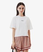 【ラコステ/LACOSTE】のワイド ショートネームステッチTシャツ 人気、トレンドファッション・服の通販 founy(ファニー) ファッション Fashion レディースファッション Fashion for Women トップス・カットソー Cut & Sew Tops シャツ・ブラウス・オフィスカジュアル Elegant Blouses & Button-Ups ロングTシャツ・Tシャツ Longline T-Shirts & Tees クロップド Cropped, Short Length ショート Short, Short Length フロント Front, Front Design モダン Modern, Contemporary ワイド Wide, Wide Fit thumbnail ホワイト|ID: prp329100004817574 ipo3291000000034996866