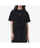 【ラコステ/LACOSTE】のワイド ショートネームステッチTシャツ 人気、トレンドファッション・服の通販 founy(ファニー) ファッション Fashion レディースファッション Fashion for Women トップス・カットソー Cut & Sew Tops シャツ・ブラウス・オフィスカジュアル Elegant Blouses & Button-Ups ロングTシャツ・Tシャツ Longline T-Shirts & Tees クロップド Cropped, Short Length ショート Short, Short Length フロント Front, Front Design モダン Modern, Contemporary ワイド Wide, Wide Fit thumbnail ブラック|ID: prp329100004817574 ipo3291000000034996868