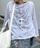 【ネバーマインドザエックスユー チカシツプラス/Never mind the XU Chikashitsu+】の【nmtc +】see through lettering long sleeve tee 人気、トレンドファッション・服の通販 founy(ファニー) ファッション Fashion レディースファッション Fashion for Women トップス・カットソー Cut & Sew Tops ウェーブ Wavy Pattern ヴィンテージ Vintage Style 春 Spring 秋 Autumn カットソー Cut and Sewn Top ショルダー Shoulder, Shoulder Strap シンプル Simple, Minimal スリーブ Sleeve, Long Sleeve / Short Sleeve トレンド Trend, Trending Now ドロップ Drop Shoulder, Dropped Style 長袖 Long Sleeve, Full Sleeve フロント Front, Front Design リラックス Relax, Relaxed Fit ロング Long, Long-Length S/S・春夏 SS, Spring/Summer, Warm Season 再入荷 Restock / Back in Stock 夏 Summer thumbnail ホワイト|ID: prp329100004817577 ipo3291000000034996883