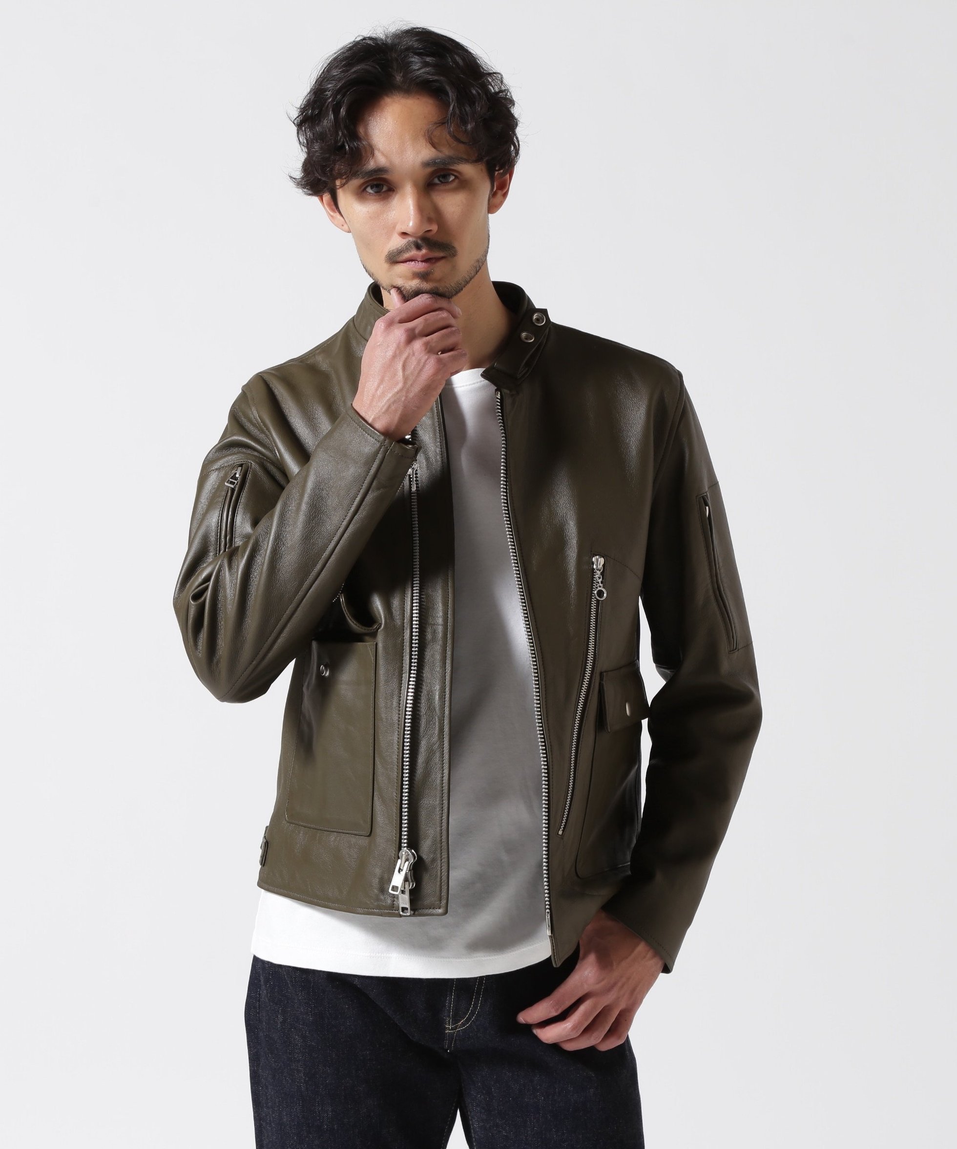 【アヴィレックス/AVIREX / MEN】のLEATHER MILITARY RIDERS JACKET/レザー ミリタリー ライダース 人気、トレンドファッション・服の通販 founy(ファニー) 　ファッション　Fashion　メンズファッション　Fashion for Men　シンプル　Simple, Minimal　ジャケット　Jacket, Outerwear　フロント　Front, Front Design　ポケット　Pocket, Pocket Detail　ミリタリー　Military, Army Style　ライダース　Riders　ライダースジャケット　Riders, Biker Jacket　 other-1|ID: prp329100004817580 ipo3291000000034996895