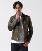 【アヴィレックス/AVIREX / MEN】のLEATHER MILITARY RIDERS JACKET/レザー ミリタリー ライダース 人気、トレンドファッション・服の通販 founy(ファニー) ファッション Fashion メンズファッション Fashion for Men シンプル Simple, Minimal ジャケット Jacket, Outerwear フロント Front, Front Design ポケット Pocket, Pocket Detail ミリタリー Military, Army Style ライダース Riders ライダースジャケット Riders, Biker Jacket thumbnail オリーブ|ID: prp329100004817580 ipo3291000000034996896