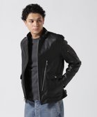 【アヴィレックス/AVIREX / MEN】のLEATHER MILITARY RIDERS JACKET/レザー ミリタリー ライダース 人気、トレンドファッション・服の通販 founy(ファニー) ファッション Fashion メンズファッション Fashion for Men シンプル Simple, Minimal ジャケット Jacket, Outerwear フロント Front, Front Design ポケット Pocket, Pocket Detail ミリタリー Military, Army Style ライダース Riders ライダースジャケット Riders, Biker Jacket thumbnail ブラック|ID: prp329100004817580 ipo3291000000034996897