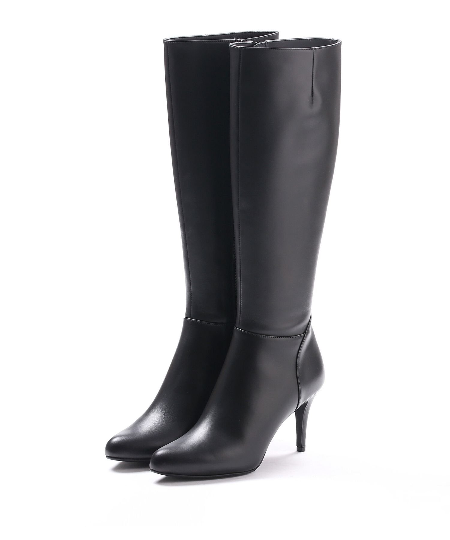 【セブン トゥエルブ サーティ/SEVEN TWELVE THIRTY】のLovelyWalk レザーロングブーツ インテリア・キッズ・メンズ・レディースファッション・服の通販 founy(ファニー) 　ファッション　Fashion　レディースファッション　Fashion for Women　コレクション　Collection, Seasonal Line　サンダル　Sandals, Summer Shoes　シューズ　Shoes, Footwear　シンプル　Simple, Minimal　パーティ　Party, Party Style　ラグジュアリー　Luxury, Elegant　ロング　Long, Long-Length　結婚式　Wedding　二次会　After Party　ビジネス 仕事 通勤　Business / Work / Commuting　ブラック|ID: prp329100004817587 ipo3291000000034997017