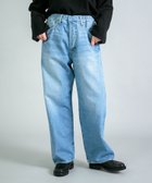 【ドミンゴ/DOMINGO】の10ozデニム 5Pイージールーズジーンズ 人気、トレンドファッション・服の通販 founy(ファニー) ファッション Fashion レディースファッション Fashion for Women くるぶし Ankle-Length ジーンズ Jeans, Denim Pants デニム Denim, Jeans Material ドローコード Drawcord, Drawstring Cord ポケット Pocket, Pocket Detail ユーズド Used, Vintage-Look リアル Real, Realistic 楽ちん Easy Fit, Comfortable ワーク Workwear, Utility Style 夏 Summer thumbnail ライトインディゴブルー|ID: prp329100004817609 ipo3291000000034997332