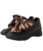 【プラスダイアナ/plus diana】の【#絵画シリーズ】ヒールアップダッドスニーカー 黒人工スムース|ID: prp329100004817620 ipo3291000000034997445