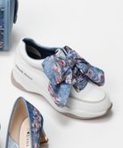 【プラスダイアナ/plus diana】の【#絵画シリーズ】ヒールアップダッドスニーカー 白人工スムース|ID: prp329100004817620 ipo3291000000034997451