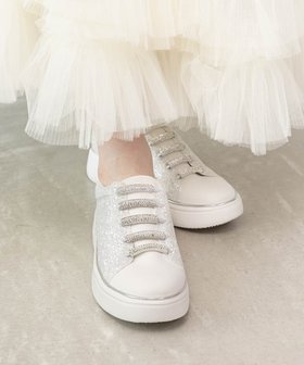 【ランダ/RANDA】のビジューパーツグリッタースニーカー 人気、トレンドファッション・服の通販 founy(ファニー) ファッション Fashion レディースファッション Fashion for Women クッション Cushion, Throw Pillow グリッター Glitter, Sparkle スニーカー Sneakers, Trainers フィット Fit, Slim Fit フォルム Silhouette, Form フロント Front, Front Design エレガント 上品 Elegant |ID:prp329100004817625