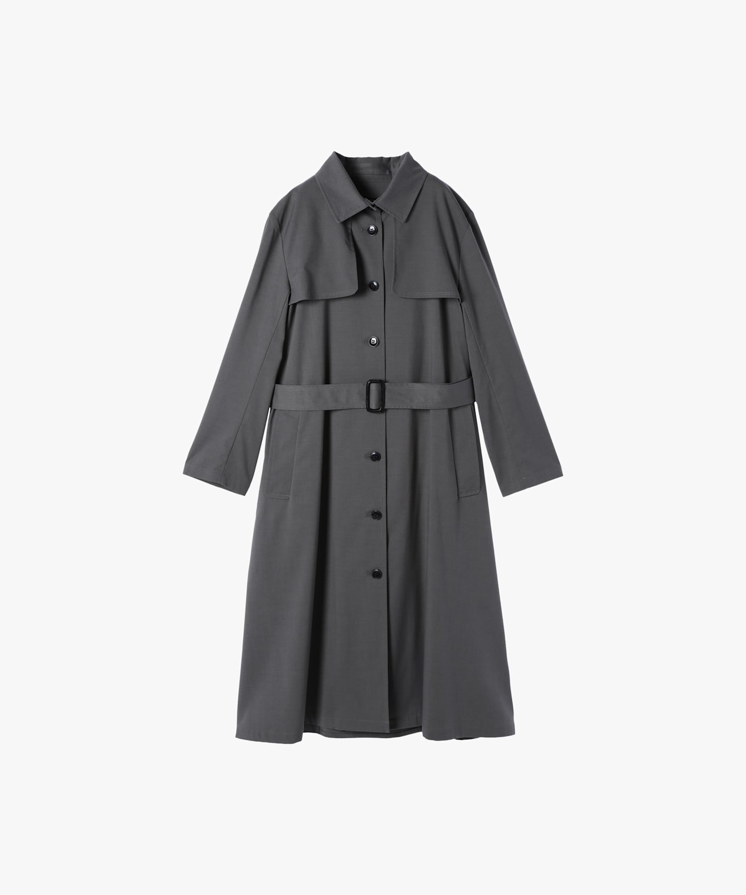 【アニエスベー ファム/agnes b. FEMME】のベーシックツイルトレンチコート インテリア・キッズ・メンズ・レディースファッション・服の通販 founy(ファニー) 　ファッション　Fashion　レディースファッション　Fashion for Women　アウター　Coat / Outerwear Collection　コート・ロングコート・ピーコート　Long Coats, Peacoats & More　トレンチコート / 春秋の定番アウター　Trench Coats　クラシカル　Classical, Vintage-Inspired　シンプル　Simple, Minimal　デニム　Denim, Jeans Material　フェミニン　Feminine, Girly　エレガント 上品　Elegant　ビジネス 仕事 通勤　Business / Work / Commuting　グレー|ID: prp329100004817633 ipo3291000000034997676