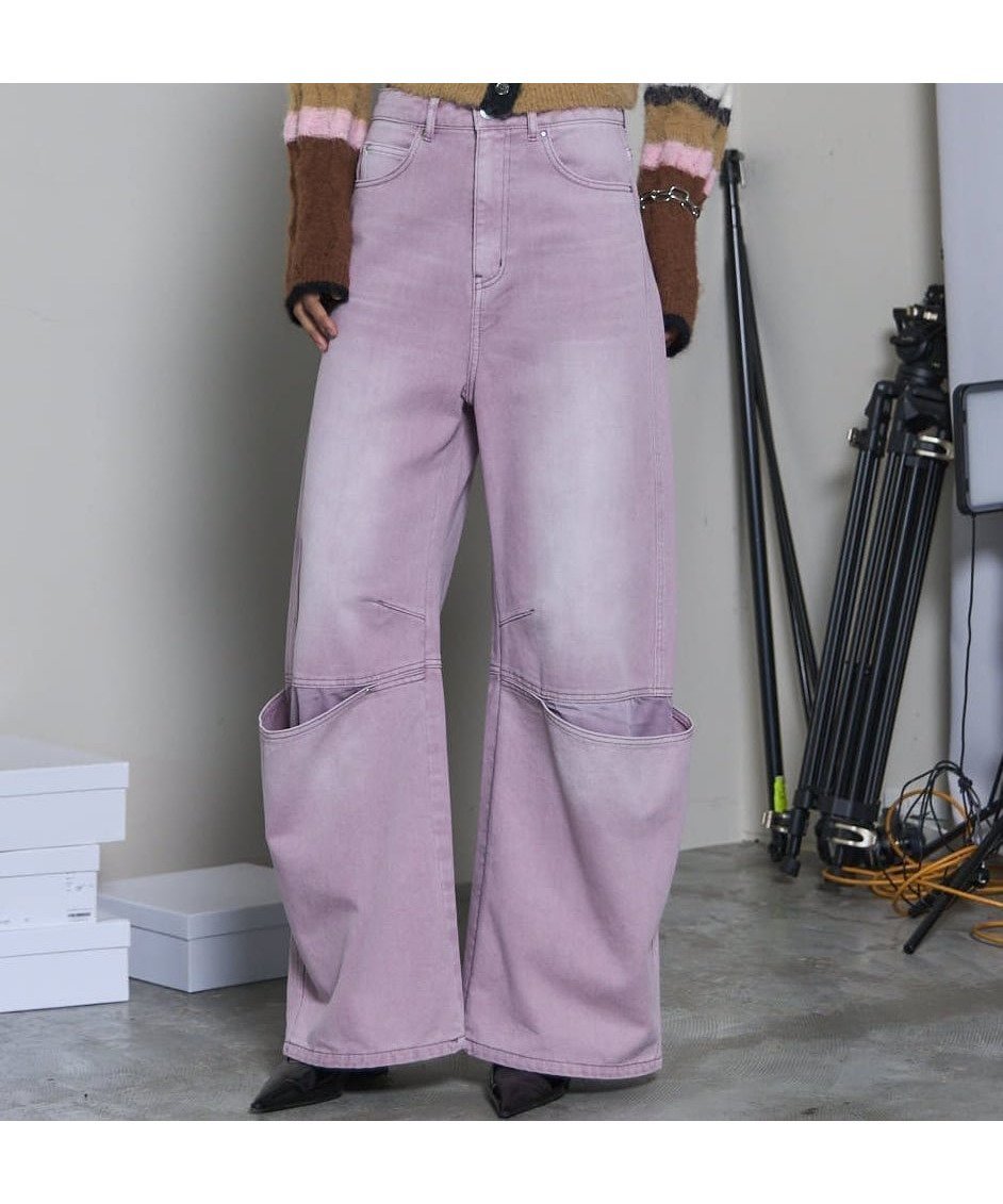 【メゾンスペシャル/MAISON SPECIAL】のCover Leg Denim Pants インテリア・キッズ・メンズ・レディースファッション・服の通販 founy(ファニー) 　ファッション　Fashion　レディースファッション　Fashion for Women　パンツ　Pants & Trousers　デニムパンツ・ジーンズ・美脚デニム　Denim Jeans & Pants　デニム　Denim, Jeans Material　トレンド　Trend, Trending Now　PNK|ID: prp329100004817640 ipo3291000000034997773