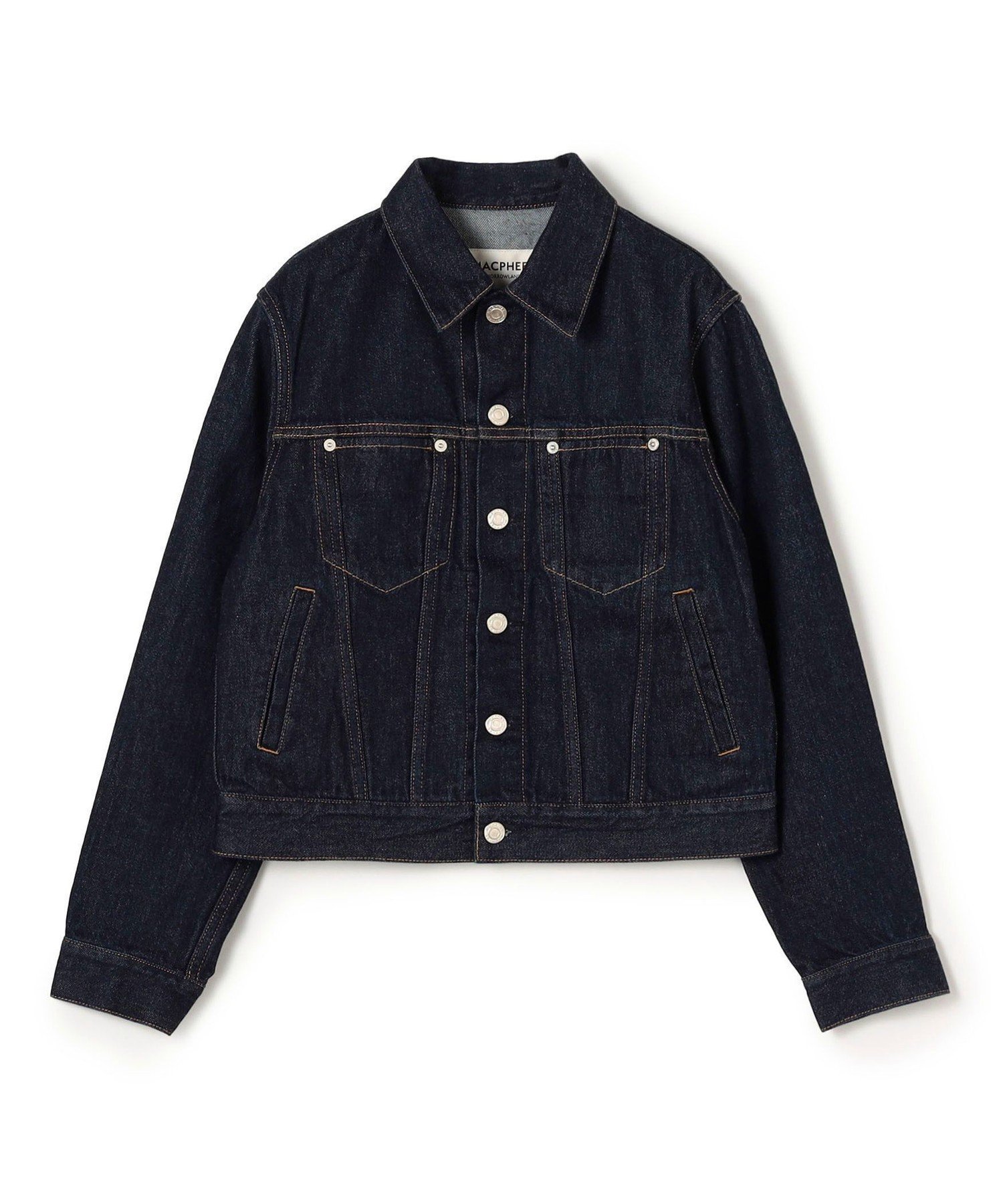 【トゥモローランド/TOMORROWLAND】のコットンデニム ジャケット インテリア・キッズ・メンズ・レディースファッション・服の通販 founy(ファニー) 　ファッション　Fashion　レディースファッション　Fashion for Women　アウター　Coat / Outerwear Collection　レディースジャケット・軽アウター　Jackets　デニムジャケット / カジュアルアウター　Denim Jackets　2025年　2025　2025春夏・S/S　Spring/Summer 2025 SS25　コンパクト　Compact, Small Size　コーティング　Coating, Coated Finish　ジャケット　Jacket, Outerwear　デニム　Denim, Jeans Material　ベーシック　Basic, Essential　69 ネイビー|ID: prp329100004817643 ipo3291000000034997810