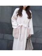 【フレイ アイディー/FRAY I.D】のファーポケットリバーコート 人気、トレンドファッション・服の通販 founy(ファニー) ファッション Fashion レディースファッション Fashion for Women アウター Coat / Outerwear Collection コート・ロングコート・ピーコート Long Coats, Peacoats & More シンプル Simple, Minimal ストレート Straight, Straight Cut スマート Smart, Elegant スリット Slit, Slit Detail フロント Front, Front Design ボトム Bottoms, Lower Wear ポケット Pocket, Pocket Detail thumbnail PNK[066]|ID: prp329100004817646 ipo3291000000034997847