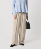 【ユナイテッドアローズ/UNITED ARROWS】のドロスト イージーパンツ 人気、トレンドファッション・服の通販 founy(ファニー) ファッション Fashion レディースファッション Fashion for Women パンツ Pants & Trousers キュプラ Cupro, Eco Fabric ジャケット Jacket, Outerwear スニーカー Sneakers, Trainers スポーティ Sporty, Casual Athletic ダブル Double, Double-Breasted ドレープ Drape, Draping Fabric リラックス Relax, Relaxed Fit エレガント 上品 Elegant thumbnail BEIGE|ID: prp329100004817650 ipo3291000000034997909