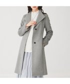 【アンタイトル/UNTITLED】の【日本製】2WAYスタンドカラーロングコート 人気、トレンドファッション・服の通販 founy(ファニー) ファッション Fashion レディースファッション Fashion for Women アウター Coat / Outerwear Collection コート・ロングコート・ピーコート Long Coats, Peacoats & More キュプラ Cupro, Eco Fabric スタンド Stand Collar, Upright Stand ストライプ Stripe, Striped Pattern スマート Smart, Elegant チェーン Chain, Chain Strap エレガント 上品 Elegant 日本製 Made In Japan thumbnail ライトグレー|ID: prp329100004817652 ipo3291000000034997929