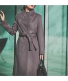 【アンタイトル/UNTITLED】の【日本製】2WAYスタンドカラーロングコート 人気、トレンドファッション・服の通販 founy(ファニー) ファッション Fashion レディースファッション Fashion for Women アウター Coat / Outerwear Collection コート・ロングコート・ピーコート Long Coats, Peacoats & More キュプラ Cupro, Eco Fabric スタンド Stand Collar, Upright Stand ストライプ Stripe, Striped Pattern スマート Smart, Elegant チェーン Chain, Chain Strap エレガント 上品 Elegant 日本製 Made In Japan thumbnail チャコールグレー|ID: prp329100004817652 ipo3291000000034997930