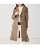 【アンタイトル/UNTITLED】の【日本製】2WAYスタンドカラーロングコート 人気、トレンドファッション・服の通販 founy(ファニー) ファッション Fashion レディースファッション Fashion for Women アウター Coat / Outerwear Collection コート・ロングコート・ピーコート Long Coats, Peacoats & More キュプラ Cupro, Eco Fabric スタンド Stand Collar, Upright Stand ストライプ Stripe, Striped Pattern スマート Smart, Elegant チェーン Chain, Chain Strap エレガント 上品 Elegant 日本製 Made In Japan thumbnail ピンクベージュ|ID: prp329100004817652 ipo3291000000034997935