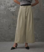 【アダム エ ロペ/ADAM ET ROPE'】の【EMOELLE】バイカラーベルトドレスパンツ 人気、トレンドファッション・服の通販 founy(ファニー) ファッション Fashion レディースファッション Fashion for Women パンツ Pants & Trousers ベルト&ウエストマーク Belts & Waist Accessories カットソー Cut and Sewn Top クロップド Cropped, Short Length サテン Satin, Glossy Fabric ドレス Dress, One-Piece フラップ Flap, Flap Pocket フロント Front, Front Design ボトム Bottoms, Lower Wear ポケット Pocket, Pocket Detail ワイド Wide, Wide Fit ワンポイント One Point, Statement Accent おすすめ Recommended / Our Picks thumbnail ベージュ系(28)|ID: prp329100004817653 ipo3291000000034997940