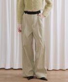 【アダム エ ロペ/ADAM ET ROPE'】の【EMOELLE】バイカラーベルトドレスパンツ 人気、トレンドファッション・服の通販 founy(ファニー) ファッション Fashion レディースファッション Fashion for Women パンツ Pants & Trousers ベルト&ウエストマーク Belts & Waist Accessories カットソー Cut and Sewn Top クロップド Cropped, Short Length サテン Satin, Glossy Fabric ドレス Dress, One-Piece フラップ Flap, Flap Pocket フロント Front, Front Design ボトム Bottoms, Lower Wear ポケット Pocket, Pocket Detail ワイド Wide, Wide Fit ワンポイント One Point, Statement Accent おすすめ Recommended / Our Picks thumbnail ベージュ系(29)|ID: prp329100004817653 ipo3291000000034997941