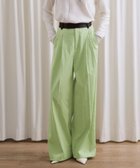【アダム エ ロペ/ADAM ET ROPE'】の【EMOELLE】バイカラーベルトドレスパンツ 人気、トレンドファッション・服の通販 founy(ファニー) ファッション Fashion レディースファッション Fashion for Women パンツ Pants & Trousers ベルト&ウエストマーク Belts & Waist Accessories カットソー Cut and Sewn Top クロップド Cropped, Short Length サテン Satin, Glossy Fabric ドレス Dress, One-Piece フラップ Flap, Flap Pocket フロント Front, Front Design ボトム Bottoms, Lower Wear ポケット Pocket, Pocket Detail ワイド Wide, Wide Fit ワンポイント One Point, Statement Accent おすすめ Recommended / Our Picks thumbnail グリーン系(35)|ID: prp329100004817653 ipo3291000000034997942