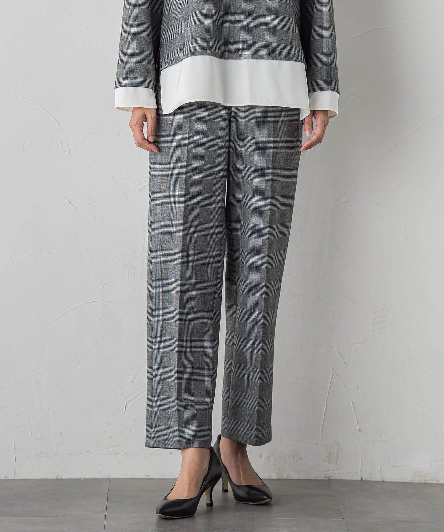 【ラ エフ/Laf…】のピクシエスタストレートパンツ≪洗濯機で洗える≫ インテリア・キッズ・メンズ・レディースファッション・服の通販 founy(ファニー) 　ファッション　Fashion　レディースファッション　Fashion for Women　パンツ　Pants & Trousers　洗える　Machine Washable　秋　Autumn　ストレッチ　Stretch, Stretchy Fabric　ストレート　Straight, Straight Cut　センター　Center, Center Line　ピーチ　Peach, Soft Touch　A/W・秋冬　Autumn/Winter　エレガント 上品　Elegant　2025年　2025　2025-2026秋冬・A/W　Autumn/Winter 2025–26 AW25–26　ブラック系その他|ID: prp329100004817657 ipo3291000000034997971