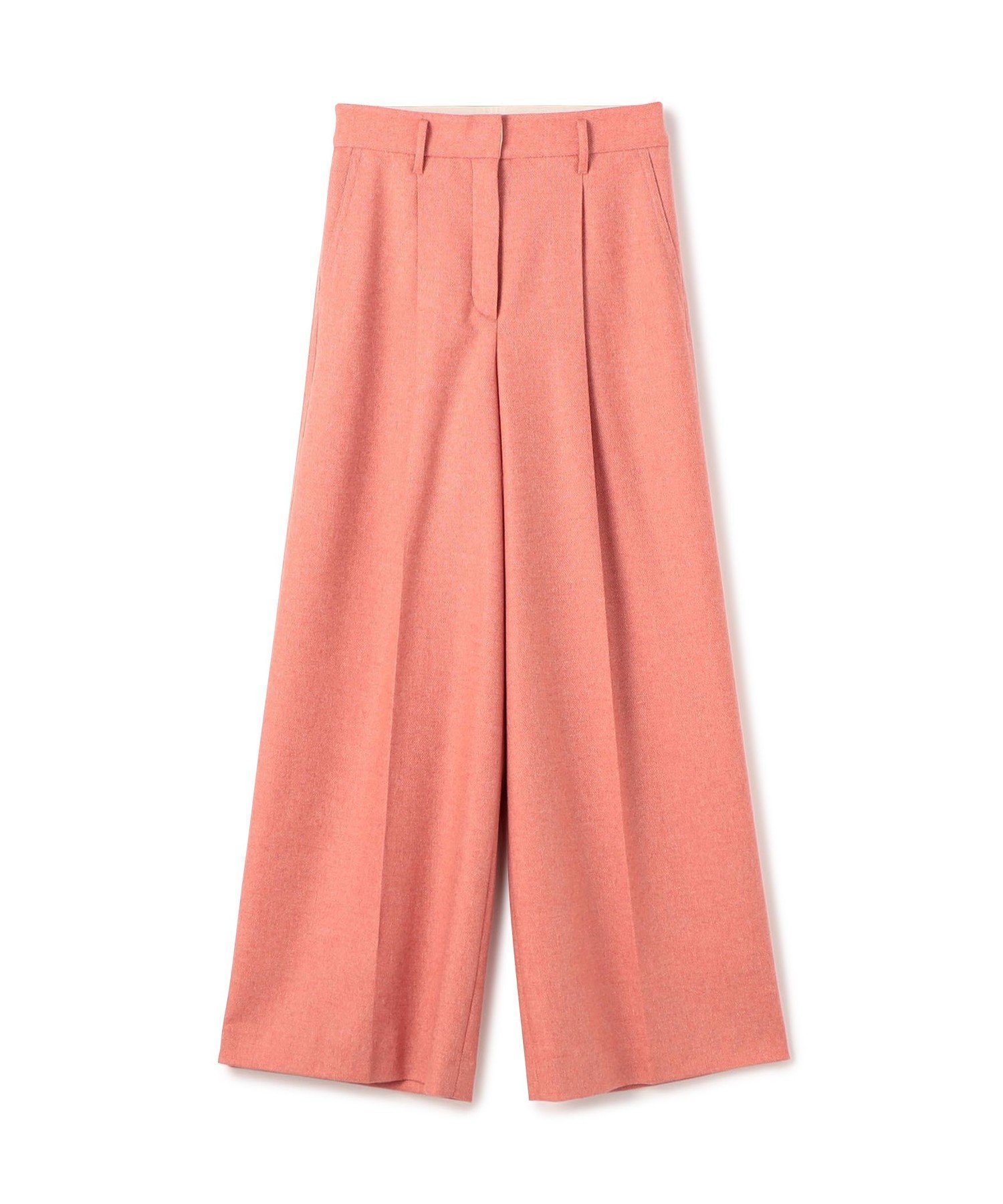 【トゥモローランド/TOMORROWLAND】のメランジカルゼ タックワイドパンツ インテリア・キッズ・メンズ・レディースファッション・服の通販 founy(ファニー) 　ファッション　Fashion　レディースファッション　Fashion for Women　パンツ　Pants & Trousers　おすすめ　Recommended / Our Picks　ジャケット　Jacket, Outerwear　ネップ　Nepp, Slub Yarn　バランス　Balance, Style Balance　フロント　Front, Front Design　A/W・秋冬　Autumn/Winter　26 オレンジ系|ID: prp329100004817664 ipo3291000000034998027