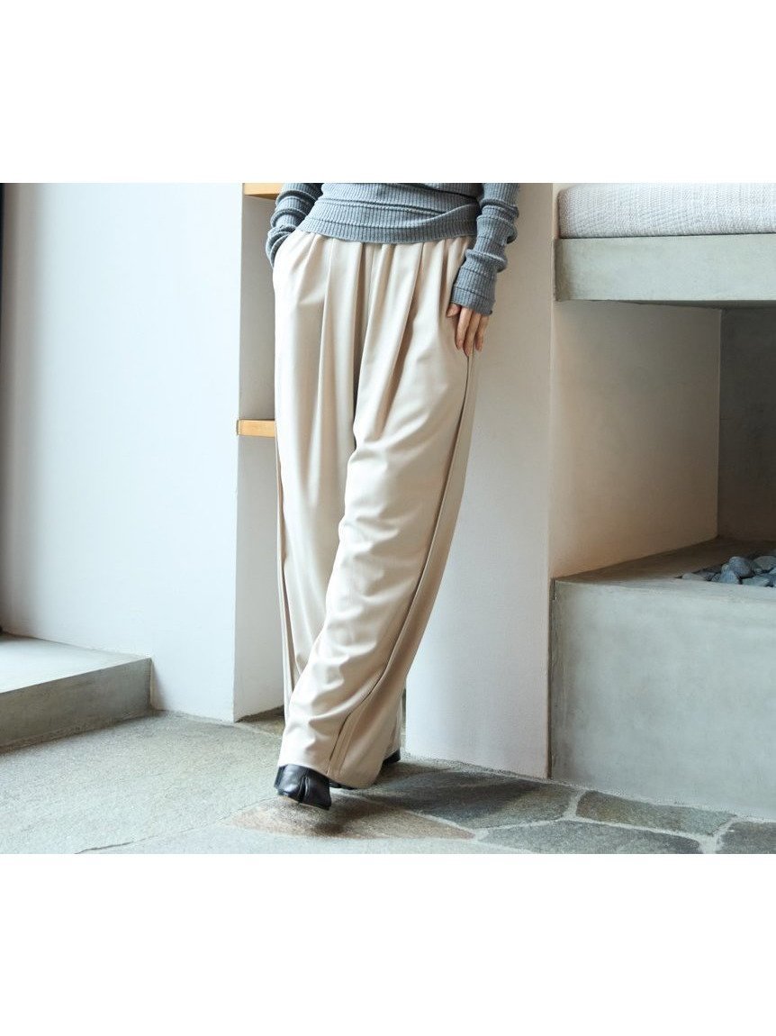 【ミースロエ/MIESROHE】のイージーケアタックギャザーパンツ インテリア・キッズ・メンズ・レディースファッション・服の通販 founy(ファニー) 　ファッション　Fashion　レディースファッション　Fashion for Women　パンツ　Pants & Trousers　LBEG[035]|ID: prp329100004817671 ipo3291000000034998106