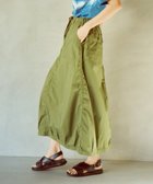 【ドミンゴ/DOMINGO】のNCウェザークロス パラシュートベーカースカート 人気、トレンドファッション・服の通販 founy(ファニー) ファッション Fashion レディースファッション Fashion for Women スカート Skirts ソックス Socks, Hosiery ドローコード Drawcord, Drawstring Cord バランス Balance, Style Balance バルーン Balloon, Balloon Silhouette フォルム Silhouette, Form マキシ Maxi, Full Length リラックス Relax, Relaxed Fit 夏 Summer thumbnail オリーブ|ID: prp329100004817677 ipo3291000000034998185