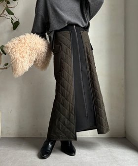 【ドゥドゥ/DouDou】の【WEB限定】キルト切替スカート 人気、トレンドファッション・服の通販 founy(ファニー) ファッション Fashion レディースファッション Fashion for Women スカート Skirts キルティング Quilted, Quilting キルト Quilt, Quilted Fabric 切替 Switching, Contrast Panel スマート Smart, Elegant フロント Front, Front Design ポケット Pocket, Pocket Detail ロング Long, Long-Length 冬 Winter / This Winter A/W・秋冬 Autumn/Winter 再入荷 Restock / Back in Stock 2025年 2025 2025-2026秋冬・A/W Autumn/Winter 2025–26 AW25–26 |ID:prp329100004817679