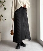 【ドゥドゥ/DouDou】の【WEB限定】キルト切替スカート 人気、トレンドファッション・服の通販 founy(ファニー) ファッション Fashion レディースファッション Fashion for Women スカート Skirts キルティング Quilted, Quilting キルト Quilt, Quilted Fabric 切替 Switching, Contrast Panel スマート Smart, Elegant フロント Front, Front Design ポケット Pocket, Pocket Detail ロング Long, Long-Length 冬 Winter / This Winter A/W・秋冬 Autumn/Winter 再入荷 Restock / Back in Stock 2025年 2025 2025-2026秋冬・A/W Autumn/Winter 2025–26 AW25–26 thumbnail ブラック|ID: prp329100004817679 ipo3291000000034998206