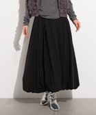 【エヌ ナチュラルビューティーベーシック/N.Natural Beauty basic】のバルーンタックスカート 人気、トレンドファッション・服の通販 founy(ファニー) ファッション Fashion レディースファッション Fashion for Women スカート Skirts シンプル Simple, Minimal タフタ Taffeta, Structured Fabric バルーン Balloon, Balloon Silhouette フィット Fit, Slim Fit thumbnail ブラック|ID: prp329100004817686 ipo3291000000034998301
