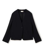 【トゥモローランド/TOMORROWLAND】のライトダブルクロス ノーカラージャケット 人気、トレンドファッション・服の通販 founy(ファニー) ファッション Fashion レディースファッション Fashion for Women アウター Coat / Outerwear Collection レディースジャケット・軽アウター Jackets ノーカラージャケット / シンプル上品コーデ Collarless Jackets おすすめ Recommended / Our Picks ジャケット Jacket, Outerwear ストレッチ Stretch, Stretchy Fabric セットアップ Set-Up, Coordinated Outfit ダブル Double, Double-Breasted ドレープ Drape, Draping Fabric バランス Balance, Style Balance フロント Front, Front Design thumbnail 69 ネイビー|ID: prp329100004817696 ipo3291000000034998499