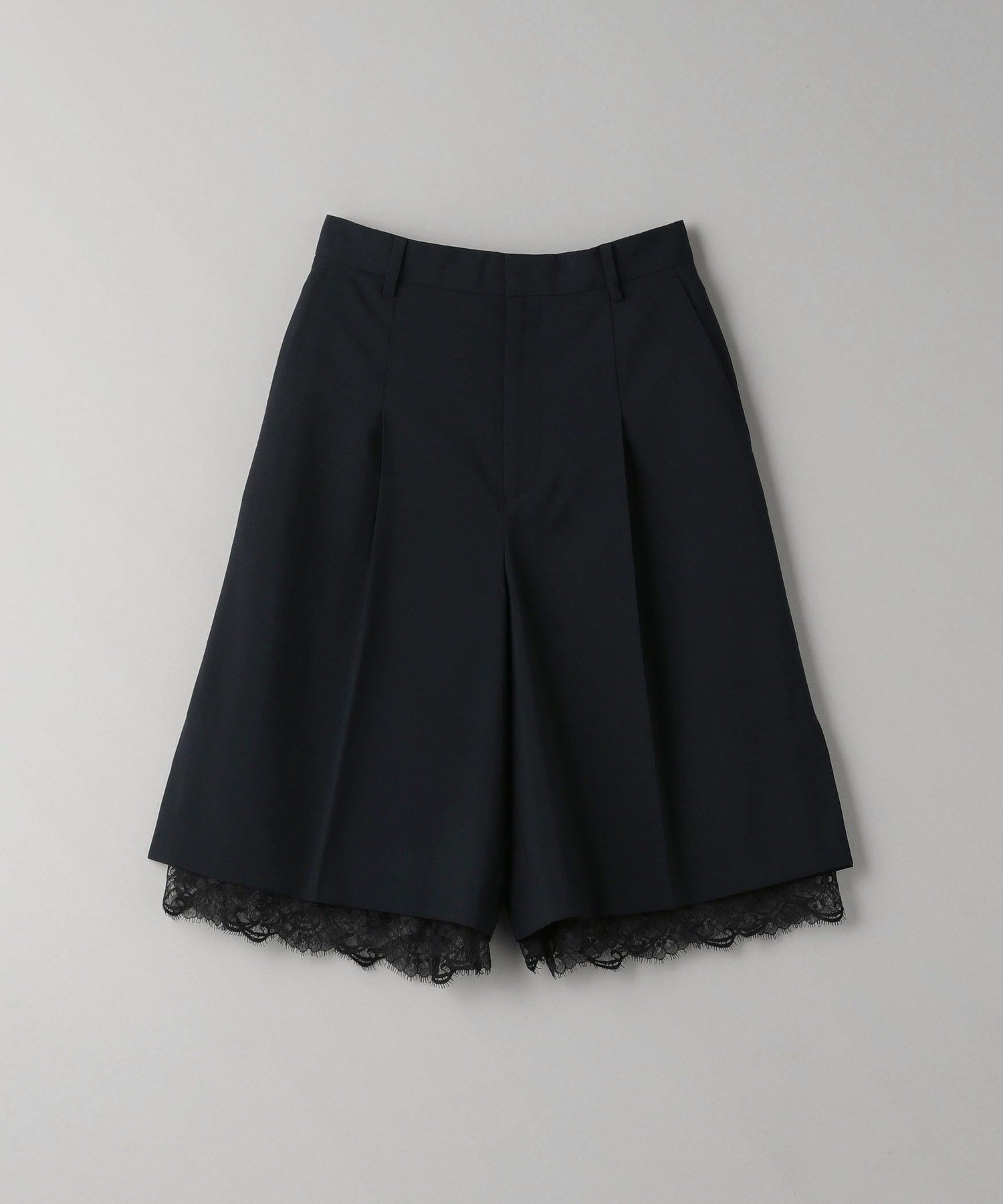 【ユナイテッドアローズ/UNITED ARROWS】のエンドレース ショーツ インテリア・キッズ・メンズ・レディースファッション・服の通販 founy(ファニー) 　ファッション　Fashion　レディースファッション　Fashion for Women　クール　Cool, Chic　コレクション　Collection, Seasonal Line　シアー　Sheer, See-Through　ショーツ　Shorts, Short Pants　ショート　Short, Short Length　シンプル　Simple, Minimal　ジャケット　Jacket, Outerwear　ストライプ　Stripe, Striped Pattern　スリット　Slit, Slit Detail　セットアップ　Set-Up, Coordinated Outfit　マニッシュ　Mannish, Boyish　無地　Plain, Solid Color　レース　Lace, Lace Fabric　アウトレット　Outlet / Clearance　おすすめ　Recommended / Our Picks　エレガント 上品　Elegant　NAVY|ID: prp329100004817699 ipo3291000000034998520