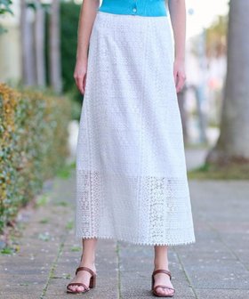 【ドレステリア/DRESSTERIOR】の【後ろウエストゴム】オーガニックコットンブレンドレーススカート 人気、トレンドファッション・服の通販 founy(ファニー) ファッション Fashion レディースファッション Fashion for Women スカート Skirts ウォッシャブル Machine Washable グログラン Grosgrain, Grosgrain Ribbon スマート Smart, Elegant スリット Slit, Slit Detail チュール Tulip, Tulip Motif デニム Denim, Jeans Material フレア Flare, Flared ペチコート Petticoat, Underskirt ポケット Pocket, Pocket Detail レース Lace, Lace Fabric ワイド Wide, Wide Fit おすすめ Recommended / Our Picks |ID:prp329100004817732