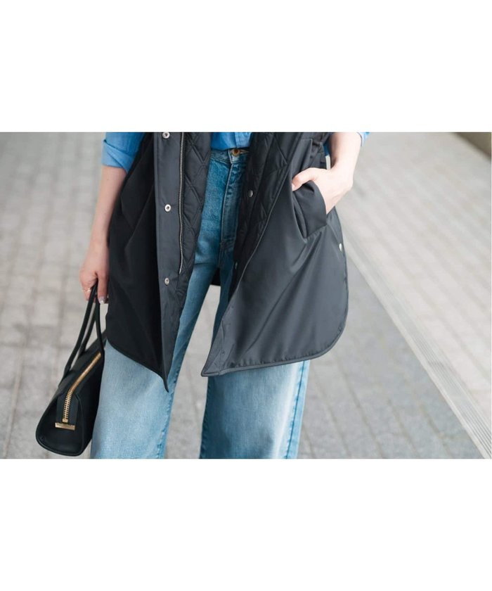 【スピック&スパン/Spick & Span】のTICCA / ティッカ リバーシブルキルティングポンチョ インテリア・キッズ・メンズ・レディースファッション・服の通販 founy(ファニー) https://founy.com/ ファッション Fashion レディースファッション Fashion for Women アウター Coat / Outerwear Collection ポンチョ・ケープコート Ponchos & Capes イタリア Italy エレガント 上品 Elegant キルティング Quilted, Quilting 軽量 Lightweight, Ultra Light スリット Slit, Slit Detail ドレープ Drape, Draping Fabric ベーシック Basic, Essential リバーシブル Reversible, Two-Sided ワーク Workwear, Utility Style |ID: prp329100004817749 ipo3291000000034999176