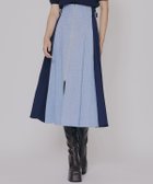 【レディアゼル/REDYAZEL】のフロントジップバイカラーミディスカート 人気、トレンドファッション・服の通販 founy(ファニー) ファッション Fashion レディースファッション Fashion for Women スカート Skirts シンプル Simple, Minimal トレンド Trend, Trending Now バランス Balance, Style Balance フロント Front, Front Design エレガント 上品 Elegant 切替 Switching, Contrast Panel thumbnail グレンチェック|ID: prp329100004817751 ipo3291000000034999214