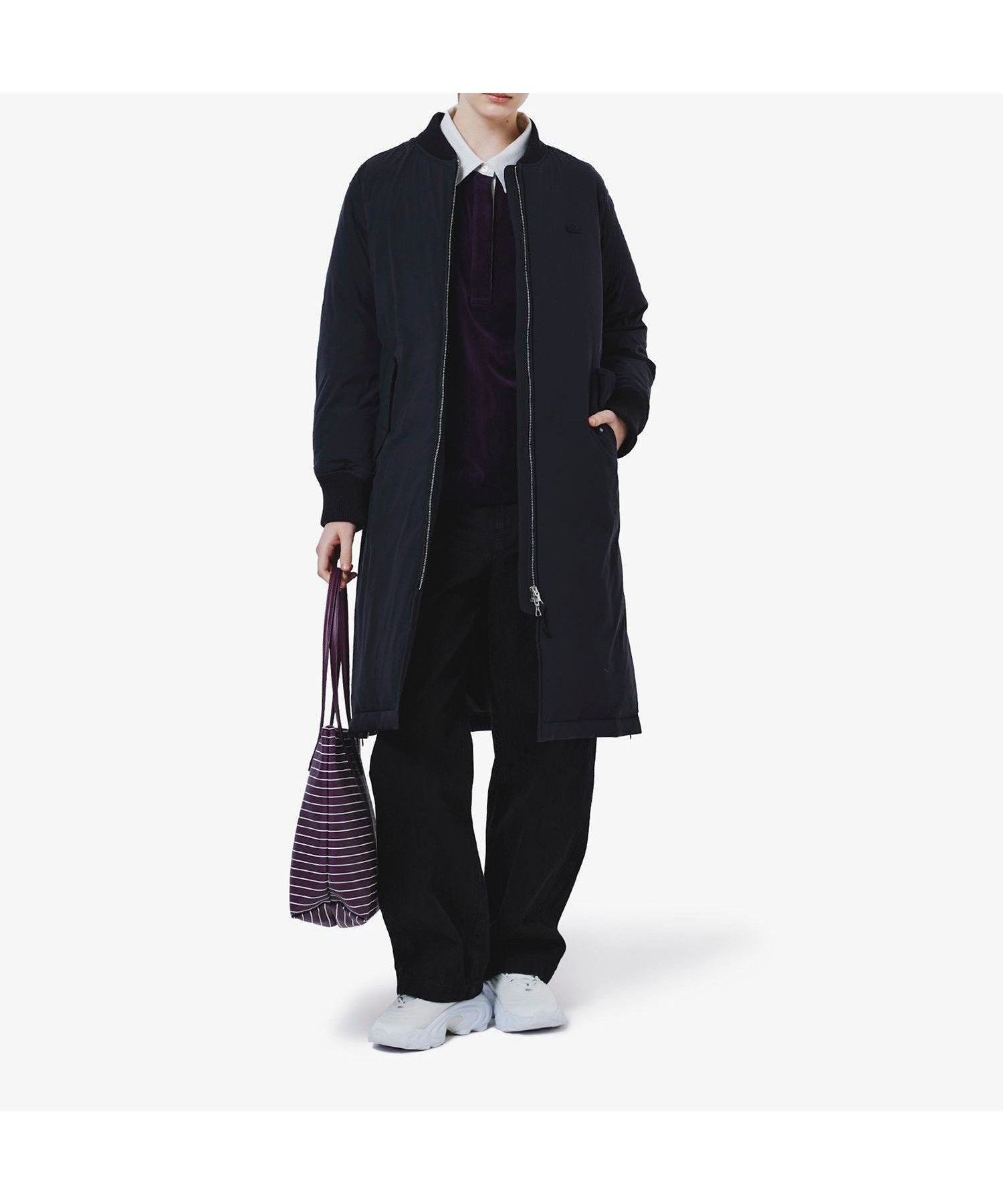【ラコステ/LACOSTE】のMA-1ダウンコート 人気、トレンドファッション・服の通販 founy(ファニー) 　ファッション　Fashion　レディースファッション　Fashion for Women　アウター　Coat / Outerwear Collection　コート・ロングコート・ピーコート　Long Coats, Peacoats & More　ダウンジャケット・軽量ダウン　Warm & Lightweight Down Jackets　MA-1ジャケット　MA-1 Bomber Jackets / Flight Jackets　エレガント 上品　Elegant　ストレッチ　Stretch, Stretchy Fabric　タフタ　Taffeta, Structured Fabric　ダウン　Down, Puffer　定番　Standard, Basic Item　軽量　Lightweight, Ultra Light　 other-1|ID: prp329100004817761 ipo3291000000034999330