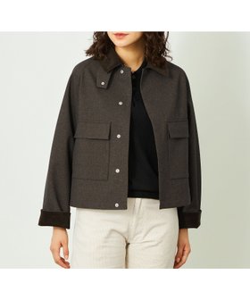 【マッキントッシュ フィロソフィー/MACKINTOSH PHILOSOPHY】のGREY LABEL 【SOMERFORD SHORT(サマーフォード ショート)】 人気、トレンドファッション・服の通販 founy(ファニー) ファッション Fashion レディースファッション Fashion for Women 春 Spring 秋 Autumn クラシック Classic, Timeless Style コレクション Collection, Seasonal Line コーデュロイ Corduroy, Cord Fabric サマー Summer, Summer Style ショート Short, Short Length シルバー Silver, Metallic Silver スリーブ Sleeve, Long Sleeve / Short Sleeve デニム Denim, Jeans Material ファブリック Fabric, Textile ブルゾン Blouson, Bomber Jacket ポケット Pocket, Pocket Detail マキシ Maxi, Full Length ミドル Middle Length, Mid Height ロング Long, Long-Length 冬 Winter / This Winter A/W・秋冬 Autumn/Winter おすすめ Recommended / Our Picks |ID:prp329100004817768