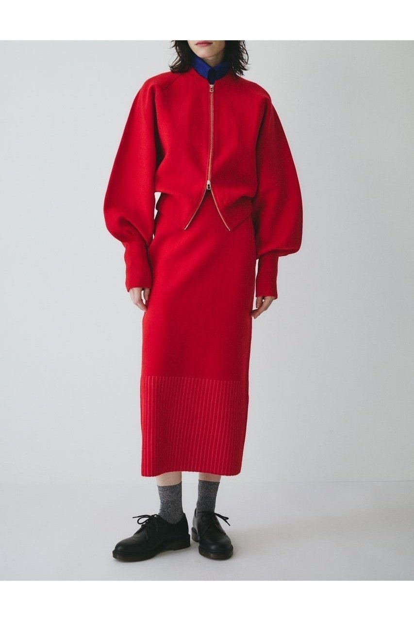 【ヘリンドットサイ/HeRIN.CYE】のKnit skirt 人気、トレンドファッション・服の通販 founy(ファニー) 　ファッション　Fashion　レディースファッション　Fashion for Women　スカート　Skirts　おすすめ　Recommended / Our Picks　シンプル　Simple, Minimal　スリット　Slit, Slit Detail　セットアップ　Set-Up, Coordinated Outfit　タイトスカート　Pencil Skirt, Tight Skirt　ブルゾン　Blouson, Bomber Jacket　 other-1|ID: prp329100004817772 ipo3291000000034999466