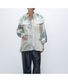 【プルミエ アロンディスモン/1er Arrondissement / MEN】のアートプリントスクエアカラーブラウス Offwhite|ID: prp329100004817778 ipo3291000000034999549