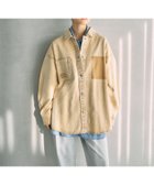 【レプシィム ローリーズファーム/LEPSIM LOWRYS FARM】の刺繍BIGデニムシャツ 人気、トレンドファッション・服の通販 founy(ファニー) ファッション Fashion レディースファッション Fashion for Women トップス・カットソー Cut & Sew Tops シャツ・ブラウス・オフィスカジュアル Elegant Blouses & Button-Ups おすすめ Recommended / Our Picks デニム Denim, Jeans Material 定番 Standard, Basic Item 春 Spring thumbnail ケミカルライトベージュ50|ID: prp329100004817782 ipo3291000000036266778