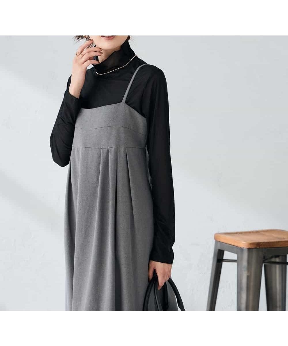 【アー ヴェー ヴェー/a.v.v】の【洗える】バックオープンキャミワンピース 人気、トレンドファッション・服の通販 founy(ファニー) 　ファッション　Fashion　レディースファッション　Fashion for Women　ワンピース　Dresses　キャミソールワンピース　Camisole Dresses　インナー　Innerwear　春　Spring　洗える　Machine Washable　秋　Autumn　キャミワンピース　Cami Dress, Slip Dress　楽ちん　Easy Fit, Comfortable　冬　Winter / This Winter　再入荷　Restock / Back in Stock　おすすめ　Recommended / Our Picks　夏　Summer　 other-1|ID: prp329100004817797 ipo3291000000034999854