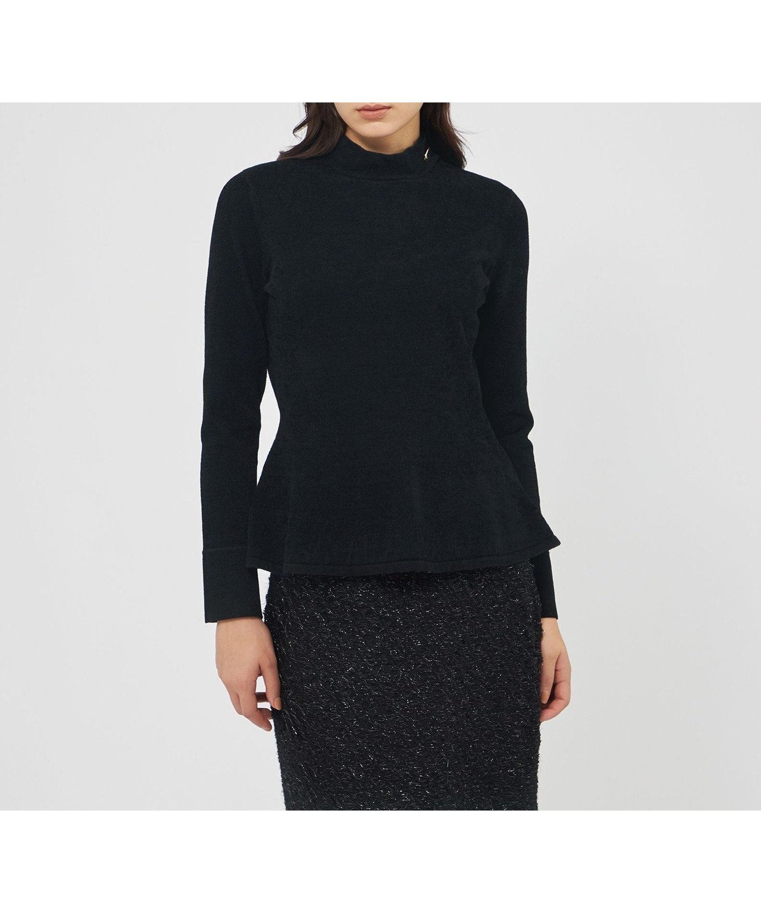 【エポカ/EPOCA】のモールスキンニット プルオーバー 人気、トレンドファッション・服の通販 founy(ファニー) 　ファッション　Fashion　レディースファッション　Fashion for Women　トップス・カットソー　Cut & Sew Tops　ニット　Knit Tops & Sweaters　カジュアルプルオーバー・ニットトップス　Pullovers & Knit Tops / Casual Pullovers　おすすめ　Recommended / Our Picks　なめらか　Smooth, Silky Texture　カフス　Cuff Design　スタンド　Stand Collar, Upright Stand　ストレッチ　Stretch, Stretchy Fabric　フォルム　Silhouette, Form　ペプラム　Peplum, Flared Hem　ミラノリブ　Milano Rib, Milano Stitch　エレガント 上品　Elegant　冬　Winter / This Winter　秋　Autumn　 other-1|ID: prp329100004817802 ipo3291000000034999983