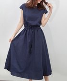 【ミニミニストア/miniministore】のリネンワンピース フレンチスリーブ ネイビー|ID: prp329100004817803 ipo3291000000034999992