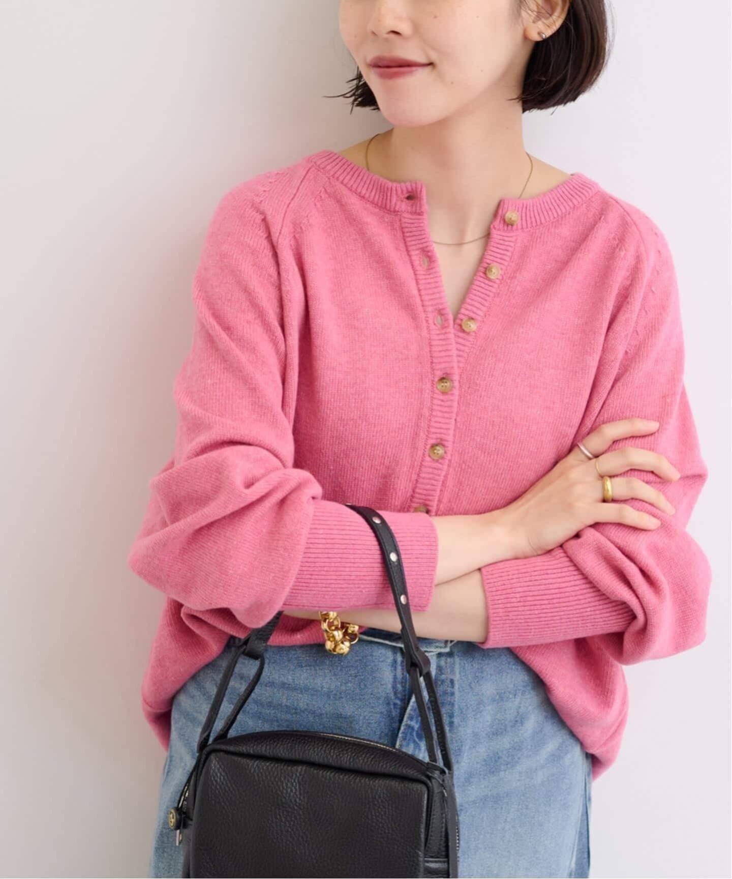 【ジャーナルスタンダード レリューム/JOURNAL STANDARD relume】の《追加3》ウールミックス2WAYビッグプルオーバー インテリア・キッズ・メンズ・レディースファッション・服の通販 founy(ファニー) 　ファッション　Fashion　レディースファッション　Fashion for Women　トップス・カットソー　Cut & Sew Tops　カジュアルプルオーバー・ニットトップス　Pullovers & Knit Tops / Casual Pullovers　2025年　2025　2025-2026秋冬・A/W　Autumn/Winter 2025–26 AW25–26　カットソー　Cut and Sewn Top　ビッグ　Big, Oversized　ミックス　Mix, Mixed Style　ラウンド　Round, Round Neck　ピンク|ID: prp329100004817811 ipo3291000000035000069