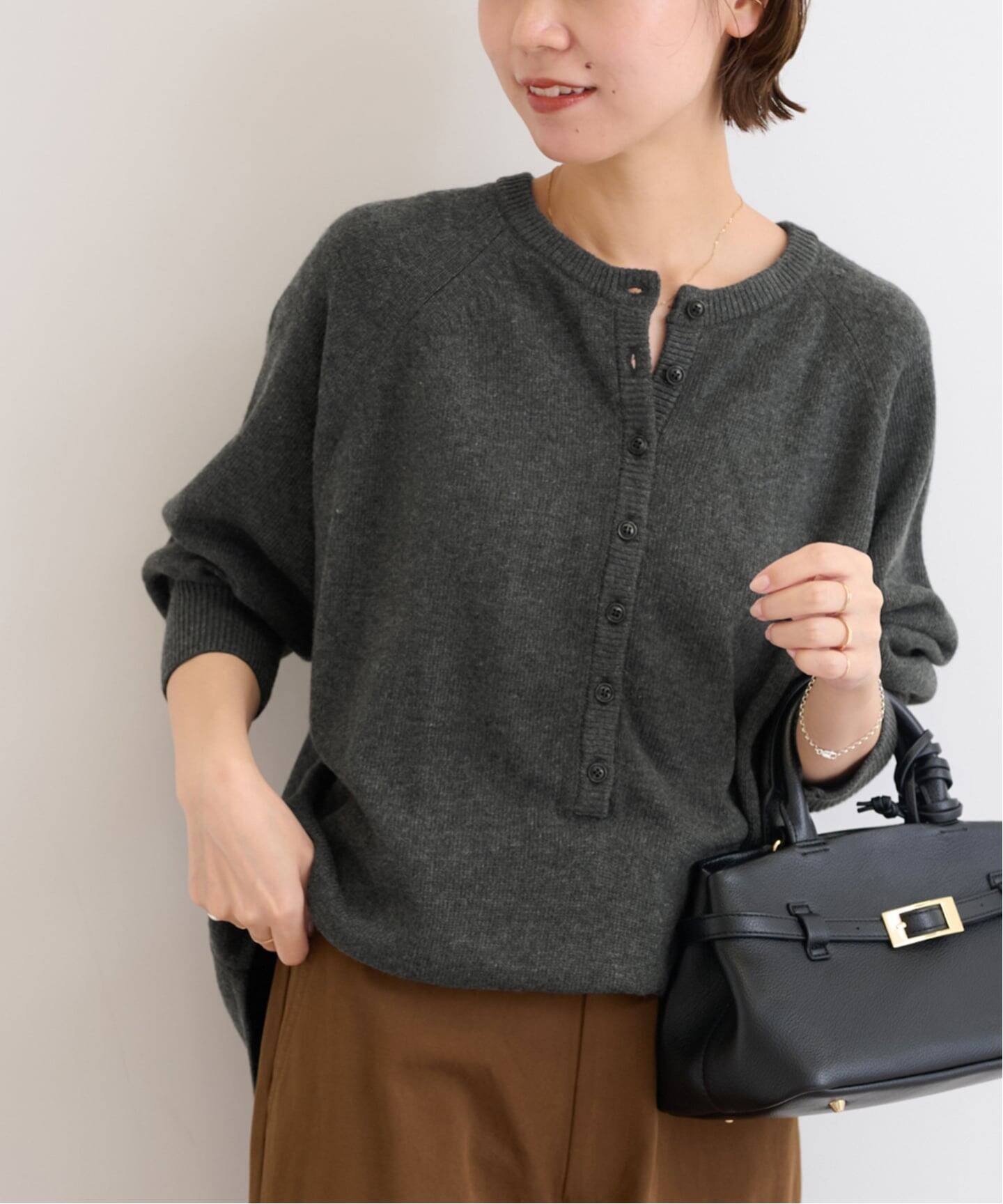 【ジャーナルスタンダード レリューム/JOURNAL STANDARD relume】の《追加3》ウールミックス2WAYビッグプルオーバー インテリア・キッズ・メンズ・レディースファッション・服の通販 founy(ファニー) 　ファッション　Fashion　レディースファッション　Fashion for Women　トップス・カットソー　Cut & Sew Tops　カジュアルプルオーバー・ニットトップス　Pullovers & Knit Tops / Casual Pullovers　2025年　2025　2025-2026秋冬・A/W　Autumn/Winter 2025–26 AW25–26　カットソー　Cut and Sewn Top　ビッグ　Big, Oversized　ミックス　Mix, Mixed Style　ラウンド　Round, Round Neck　グレー|ID: prp329100004817811 ipo3291000000035000070