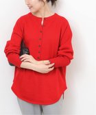 【ジャーナルスタンダード レリューム/JOURNAL STANDARD relume】の《追加3》ウールミックス2WAYビッグプルオーバー 人気、トレンドファッション・服の通販 founy(ファニー) ファッション Fashion レディースファッション Fashion for Women トップス・カットソー Cut & Sew Tops カジュアルプルオーバー・ニットトップス Pullovers & Knit Tops / Casual Pullovers 2025年 2025 2025-2026秋冬・A/W Autumn/Winter 2025–26 AW25–26 カットソー Cut and Sewn Top ビッグ Big, Oversized ミックス Mix, Mixed Style ラウンド Round, Round Neck thumbnail レッド|ID: prp329100004817811 ipo3291000000035000074